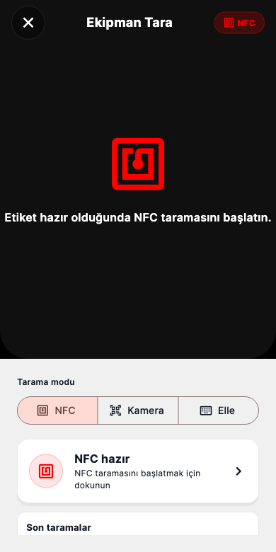 NFC tarama